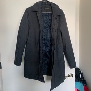 Banana Republic Grey Trench Coat (size S)